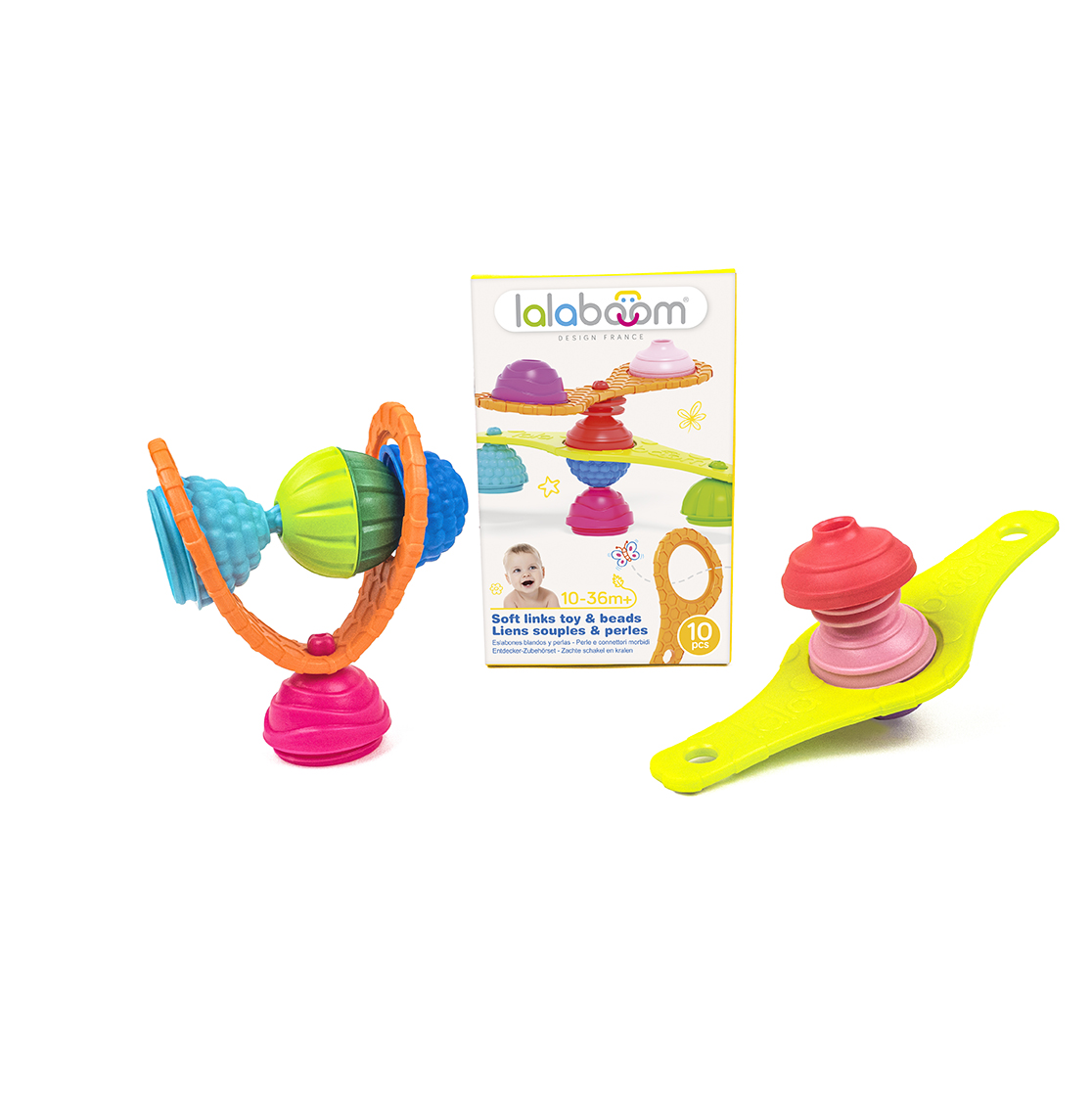 61468 Lalaboom - Soft connection links and educational beads B14 1