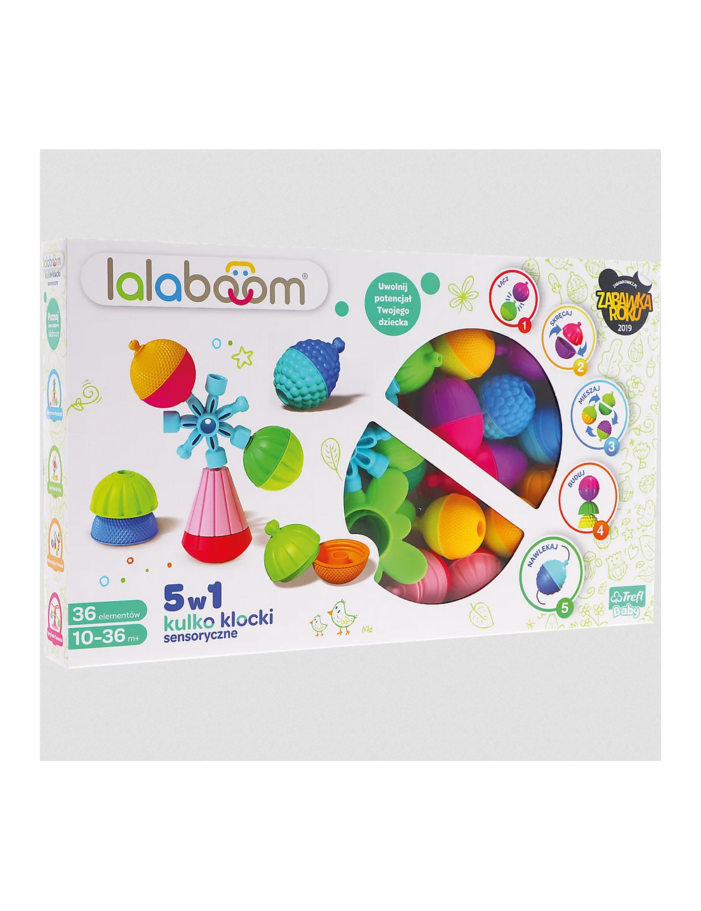61468 Lalaboom - Soft connection links and educational beads B14 4