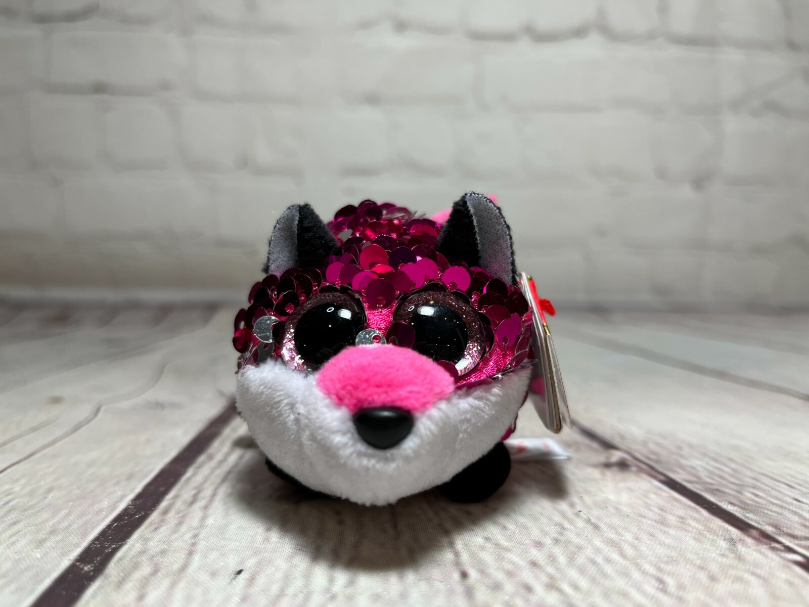 TY 42402 Teeny Tys Flippables JEWEL - sequin fox (1) 1