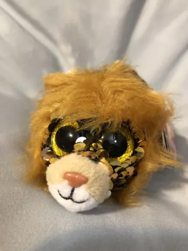TY 42409 Teeny Tys Flippables REGAL - sequin lion (1) 2