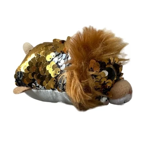 TY 42409 Teeny Tys Flippables REGAL - sequin lion (1) 3