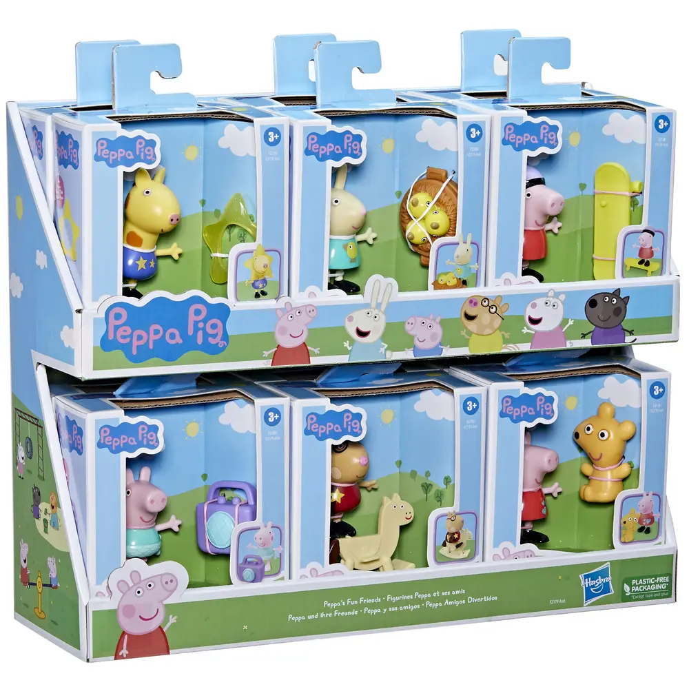 F21795L2 PEP PEPPAS FUN FRIENDS FIGURES AST 3