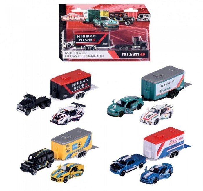 55007 MAJORETTE VW PREMIUM VEHICLE WITH TRAILER ASST H6 3