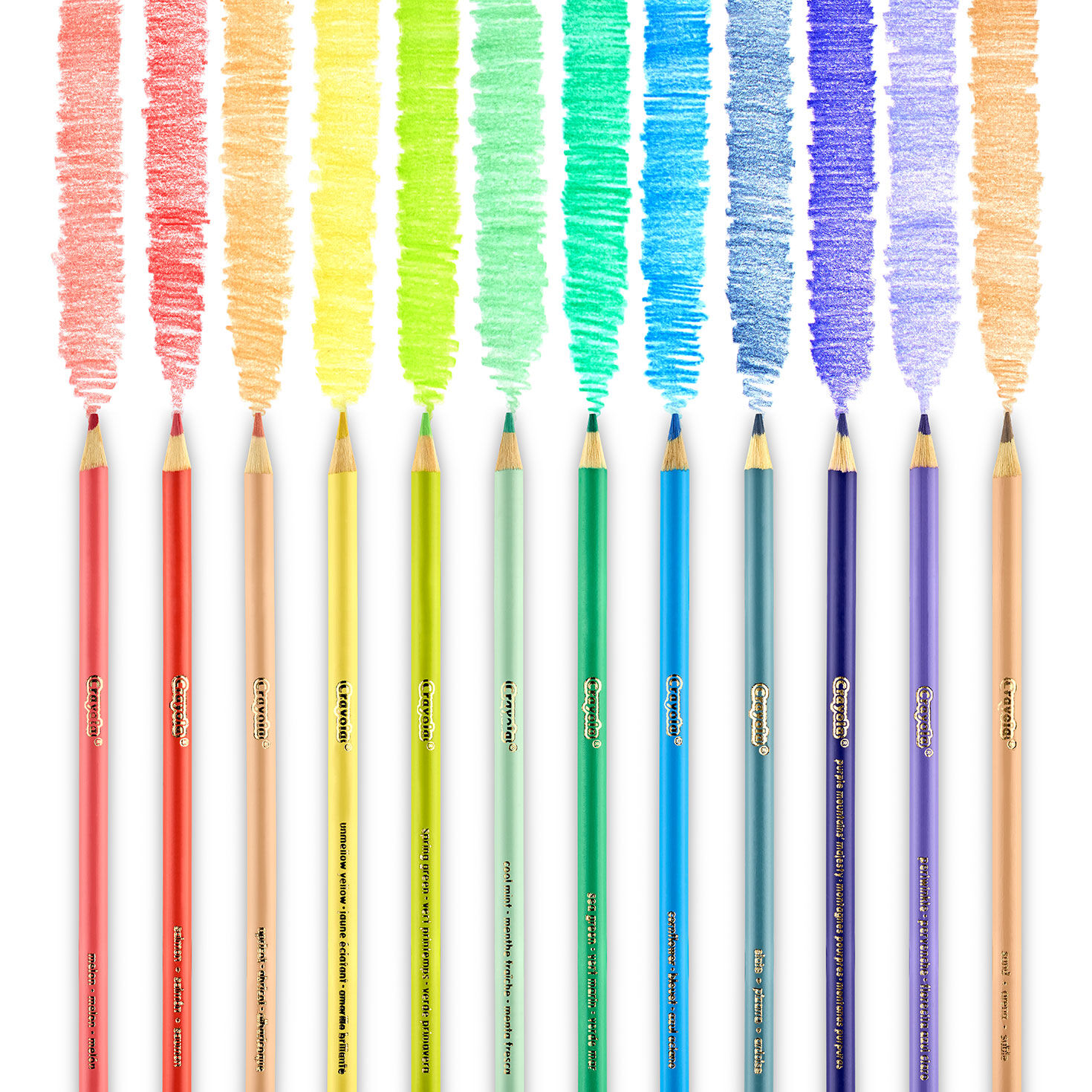 68-3366 12 PASTEL COLORED PENCILS 3