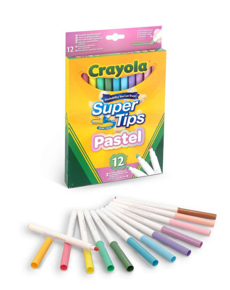 25-5239 CREATE & COLOR MINI WASHABLE MARKERS AND PAPER -  PASTEL EDITION 2