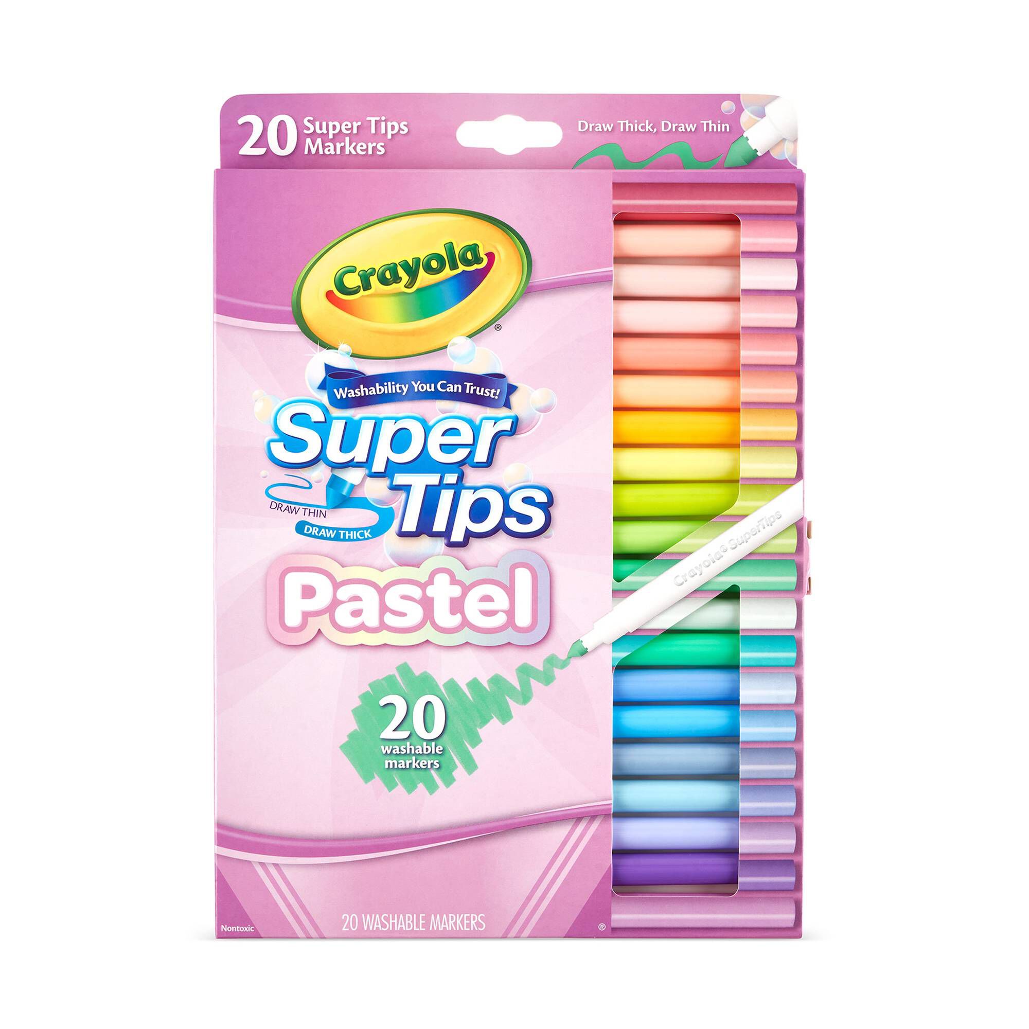 25-5239 CREATE & COLOR MINI WASHABLE MARKERS AND PAPER -  PASTEL EDITION 1