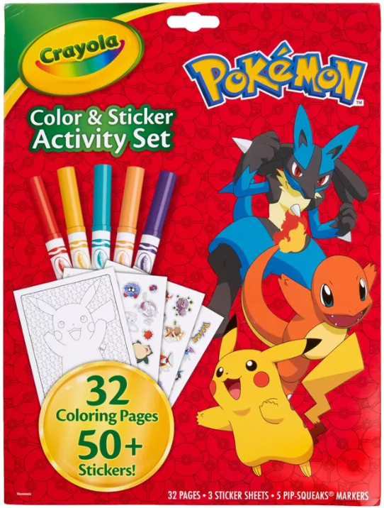 04-2746G COLOR & ACTIVITY PAD, POKEMON 4