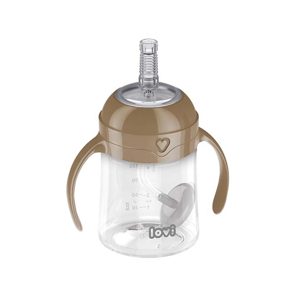 35/363 LOVI First cup with weighted straw 150ml Brown 2