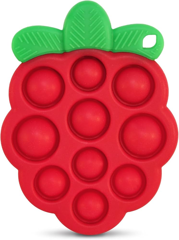 80/400_tur Canpol babies 3D Silicone Sensory Teether STRAWBERRY 4