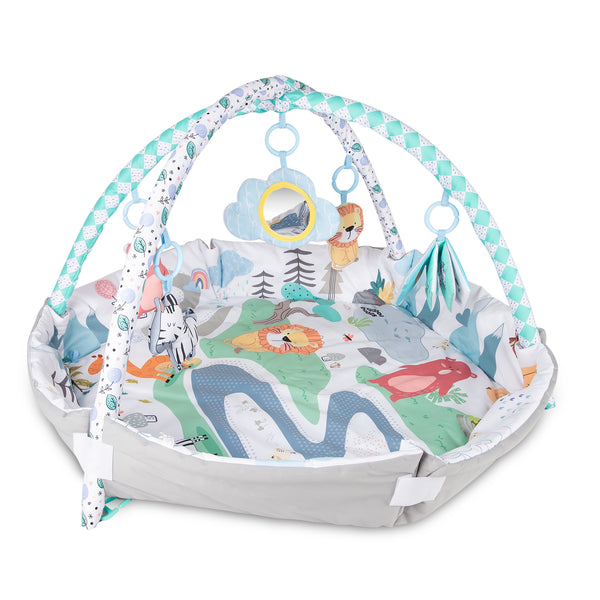 81/100 Canpol babies Educational Play Mat with Playpen for children 0+ SAFARI 3