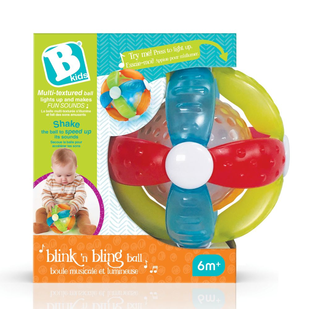 004341 INFANTINO Blink'N Bling Ball 3