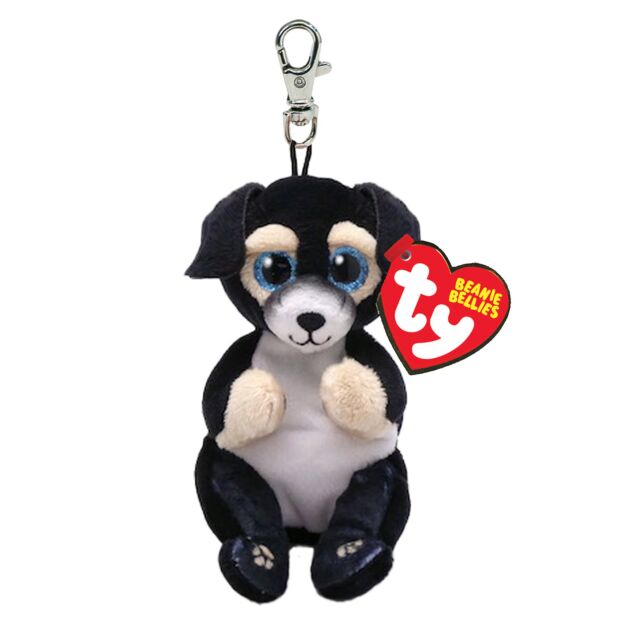 TY 43113 Ty Beanie Bellies RANGER, 8,5 cm - black dog - Clip (3) 1
