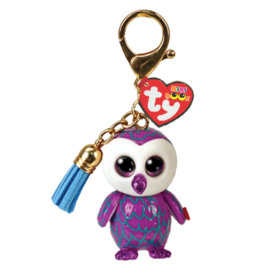 TY 25054 Mini Boos clip MOONLIGHT - purple owl (3) 1