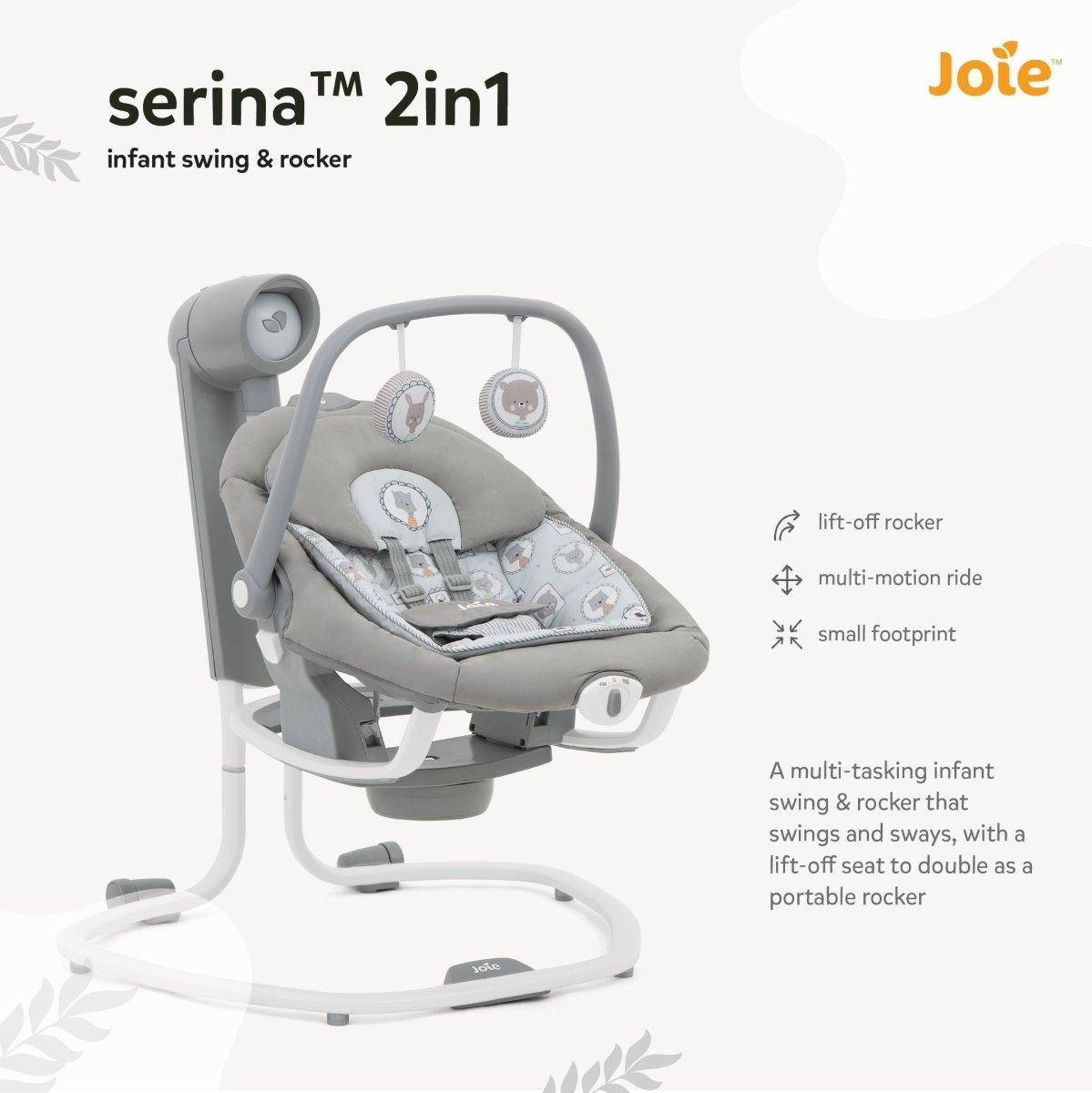 41107117 JOIE Serina 2 In 1 Swing 1
