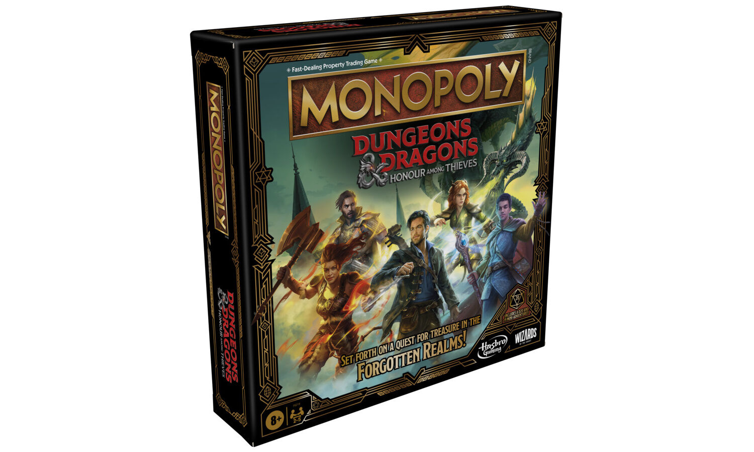 F6219UE2 MONOPOLY DUNGEONS AND DRAGONS MOVIE  A2 1