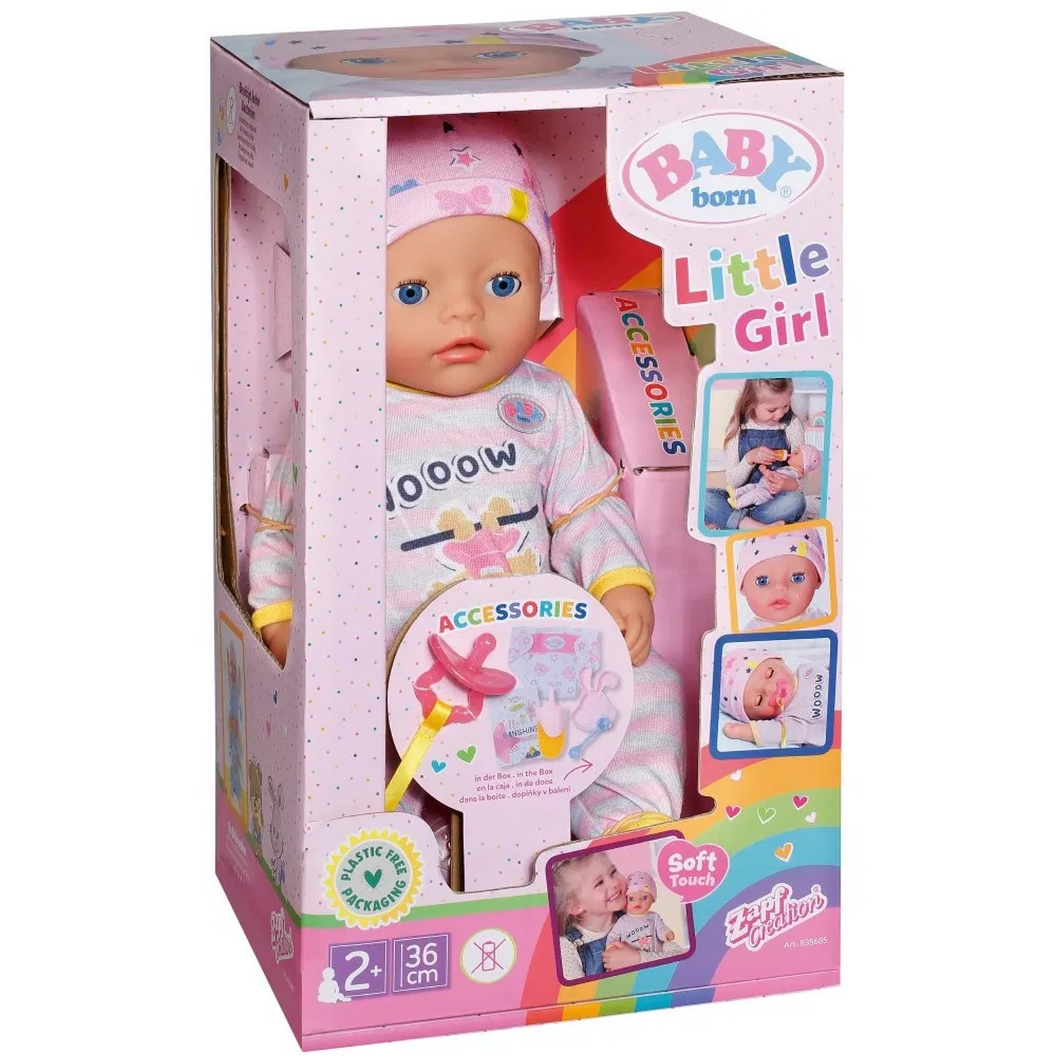 ZF835685 BABY BORN LITTLE GIRL C5 1