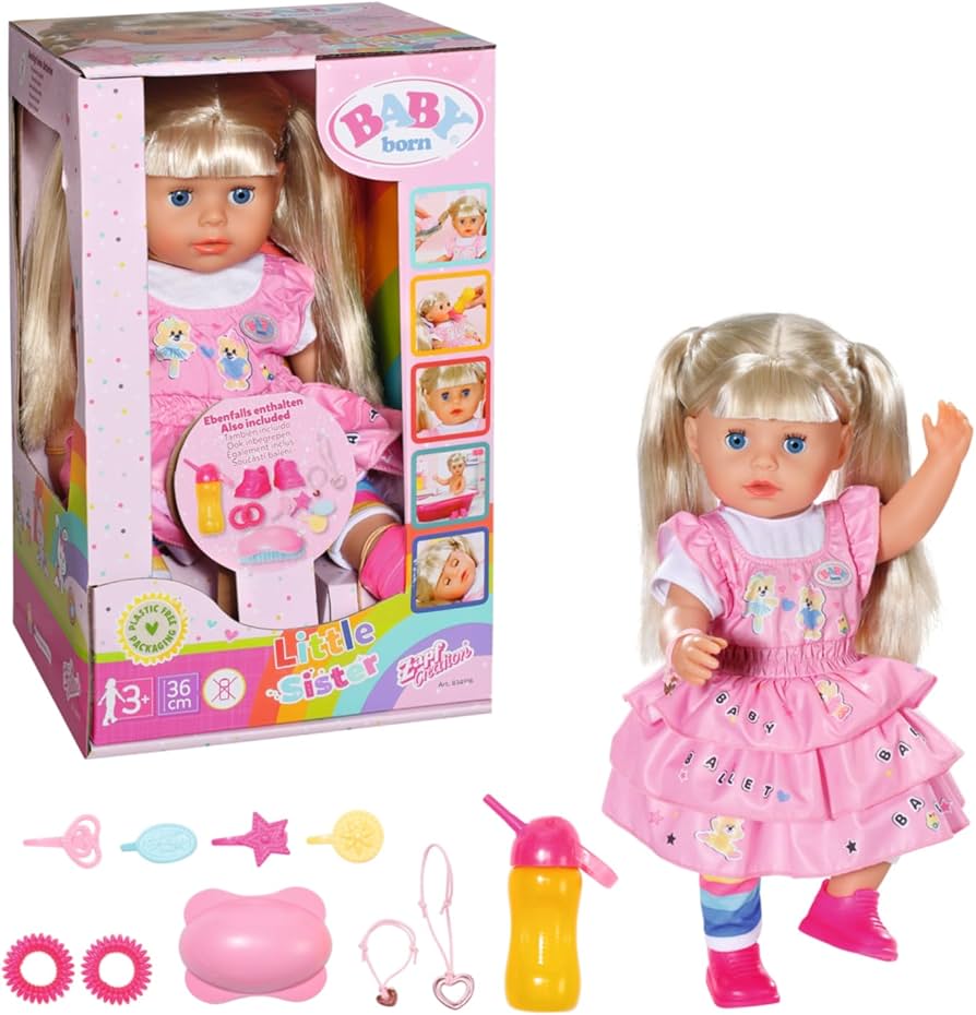 ZF834916 BABY BORN LITTLE SISTER 35CM C5 2