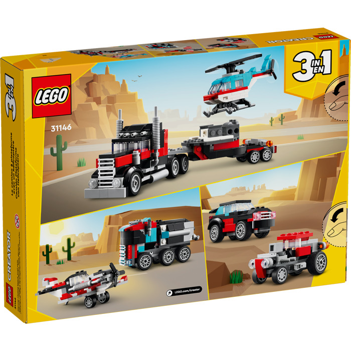 31146 Flatbed Truck with Helicopter V29 4