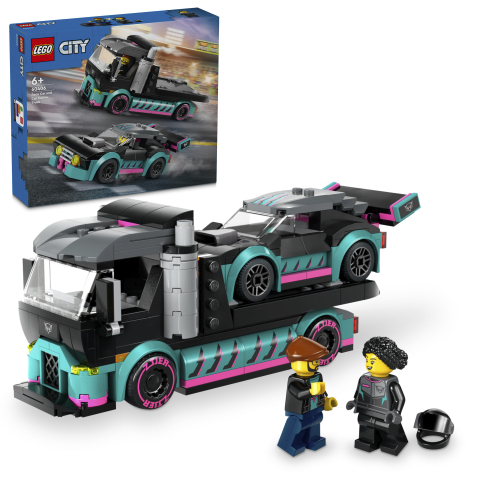 60406 Race Car and Car Carrier Truck V29 4