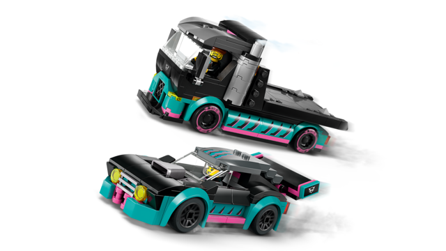 60406 Race Car and Car Carrier Truck V29 1