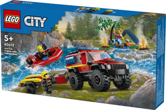 60412 4x4 Fire Truck with Rescue B.. F4 2