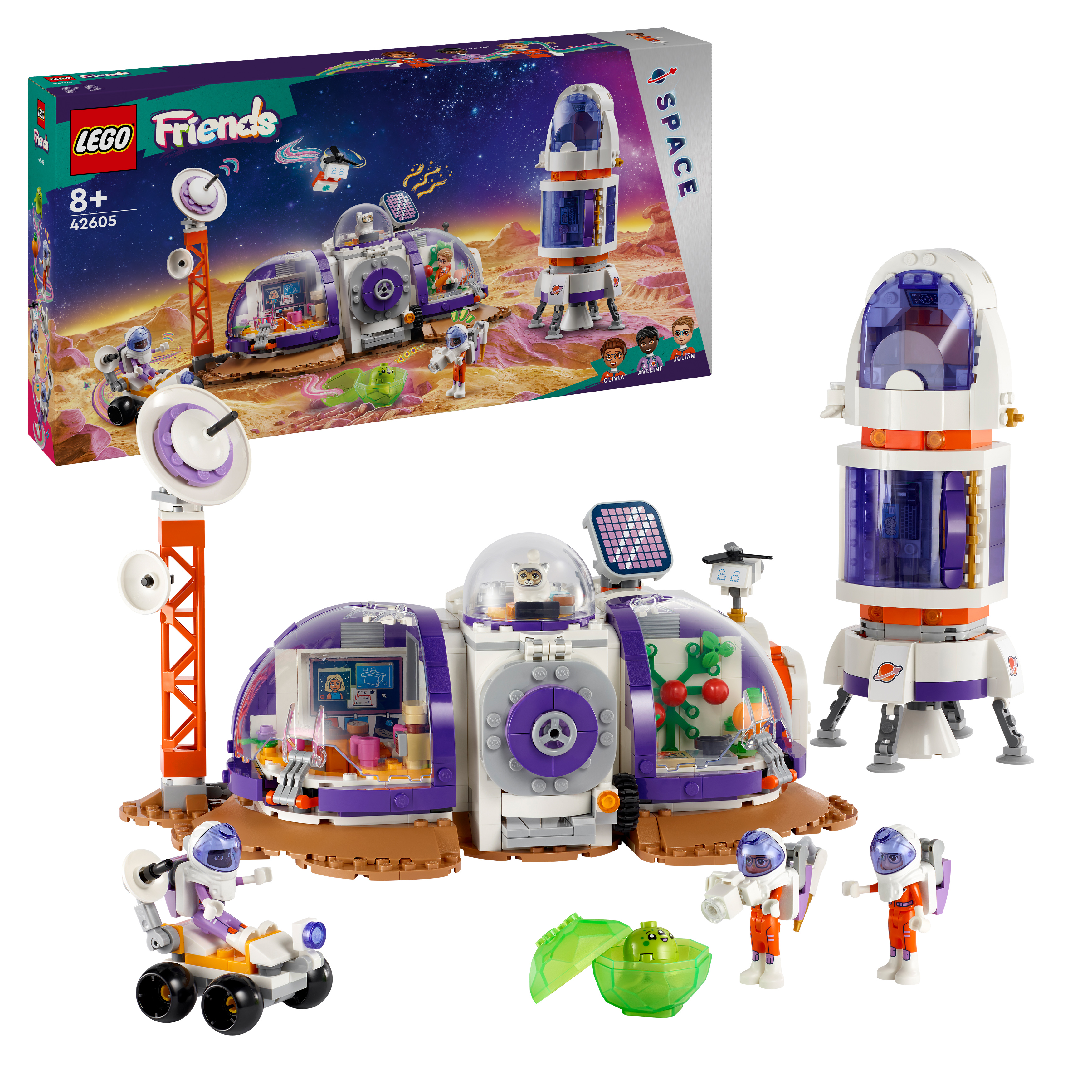 42605 Mars Space Base and Rocket E1 1