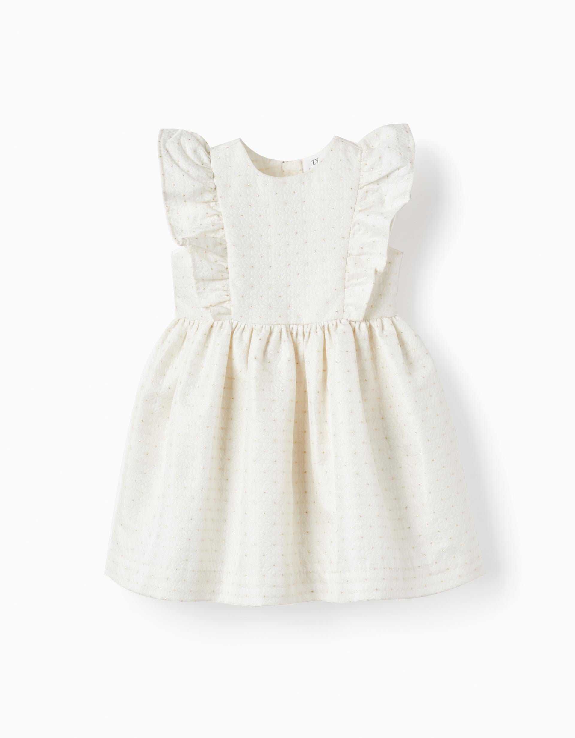 31059914041011 DRESS JACQUARD WHITE 18/24M 1