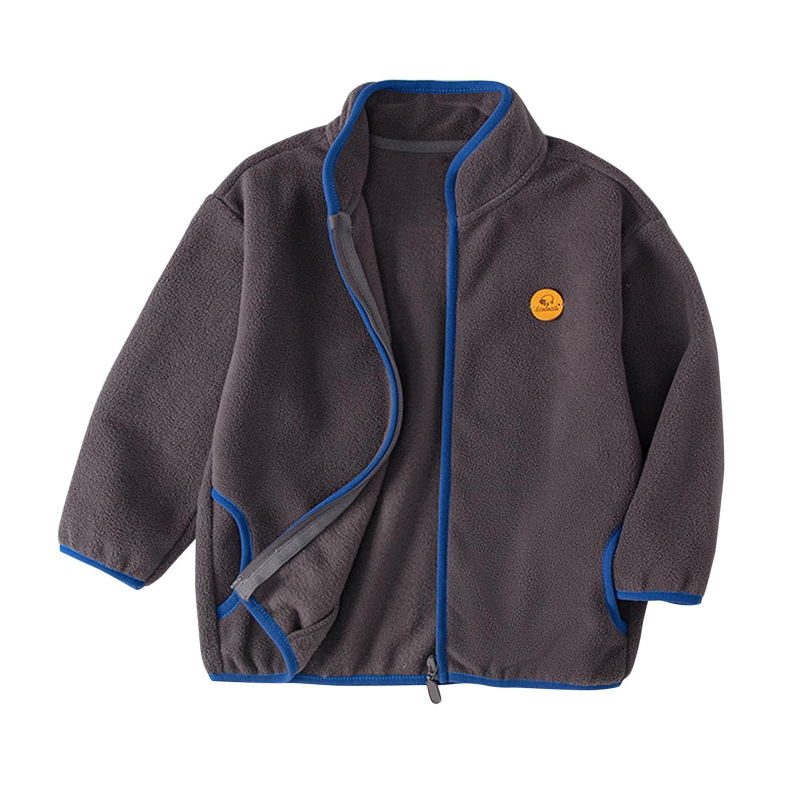 31063818020028 JACKET FLEECE GREY 7/8 1