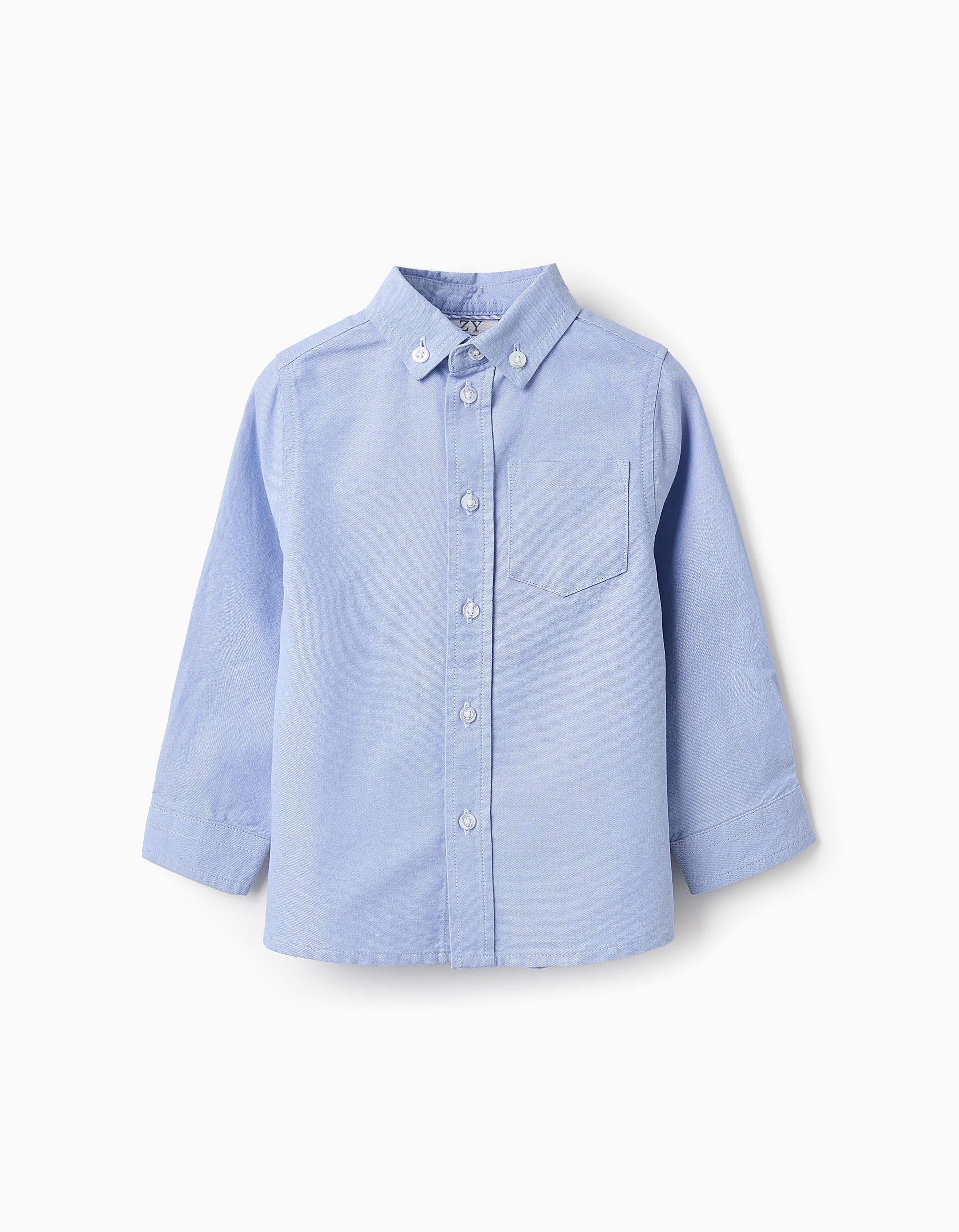31059982022040 LS SHIRT COTTON LIGHT BLUE 13/14 1