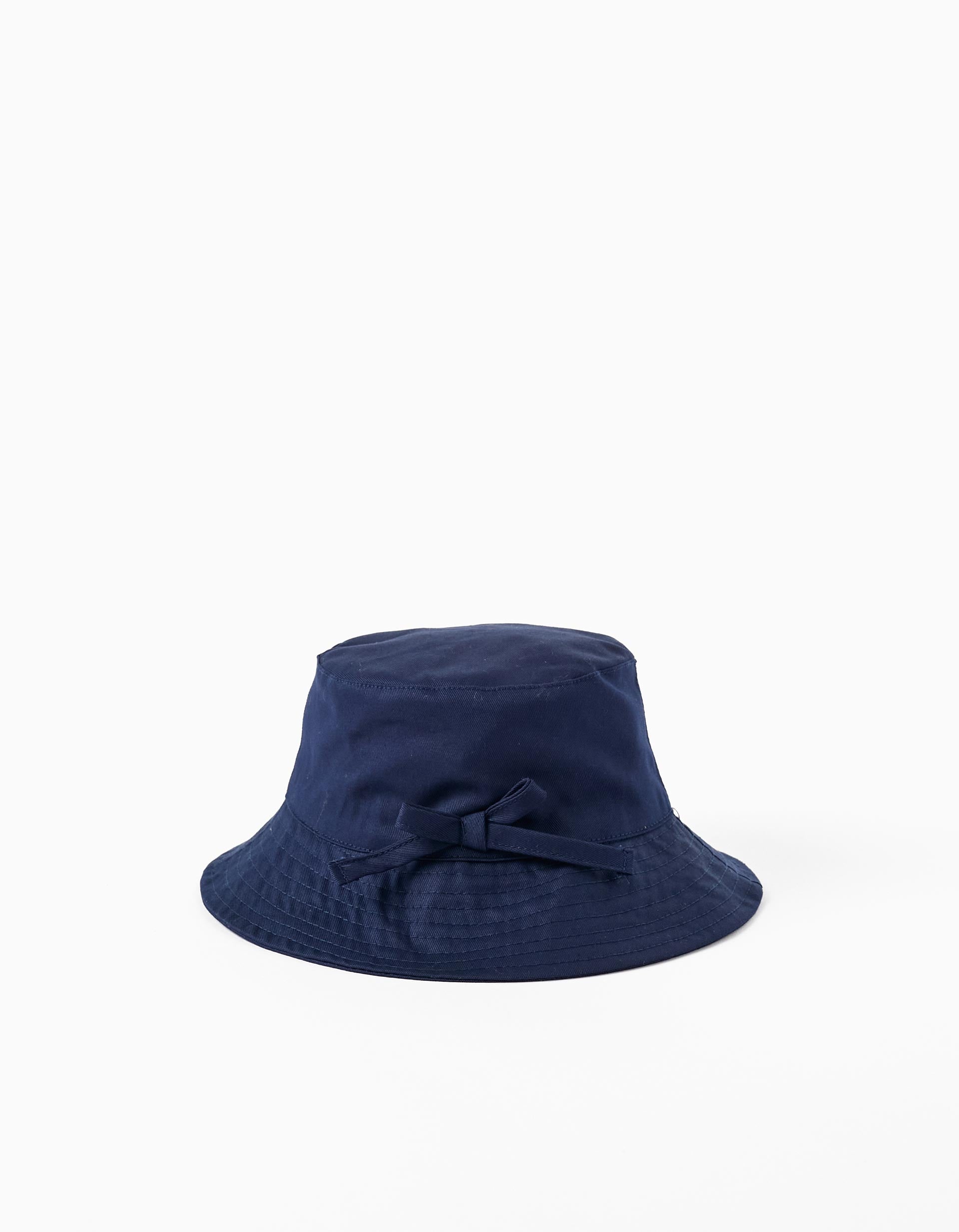 31064140006009 HAT W LACE DARK BLUE 12/18M 1