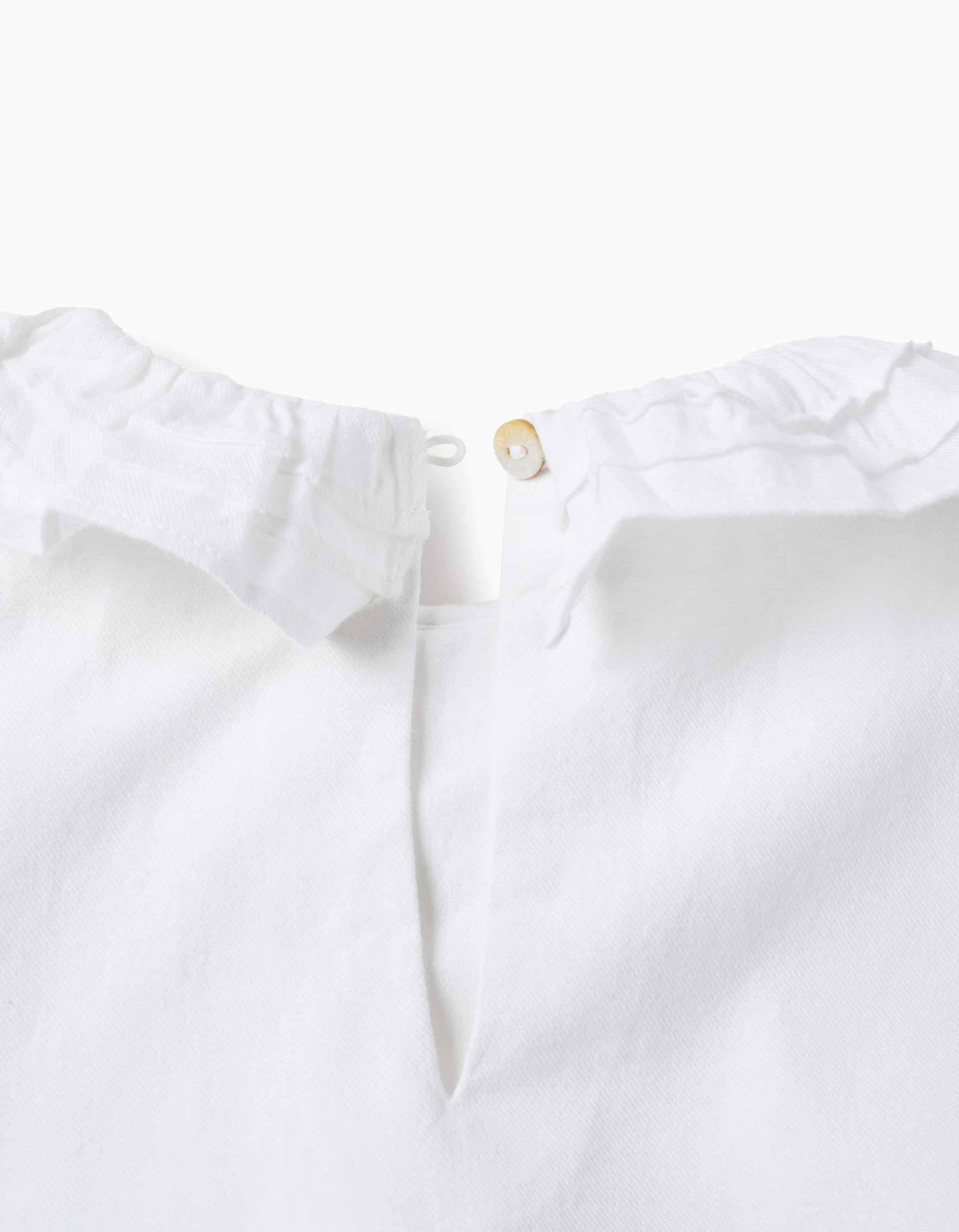 31049101041021 - BLOUSE COTTON TWILL, WHITE, 4/5 3