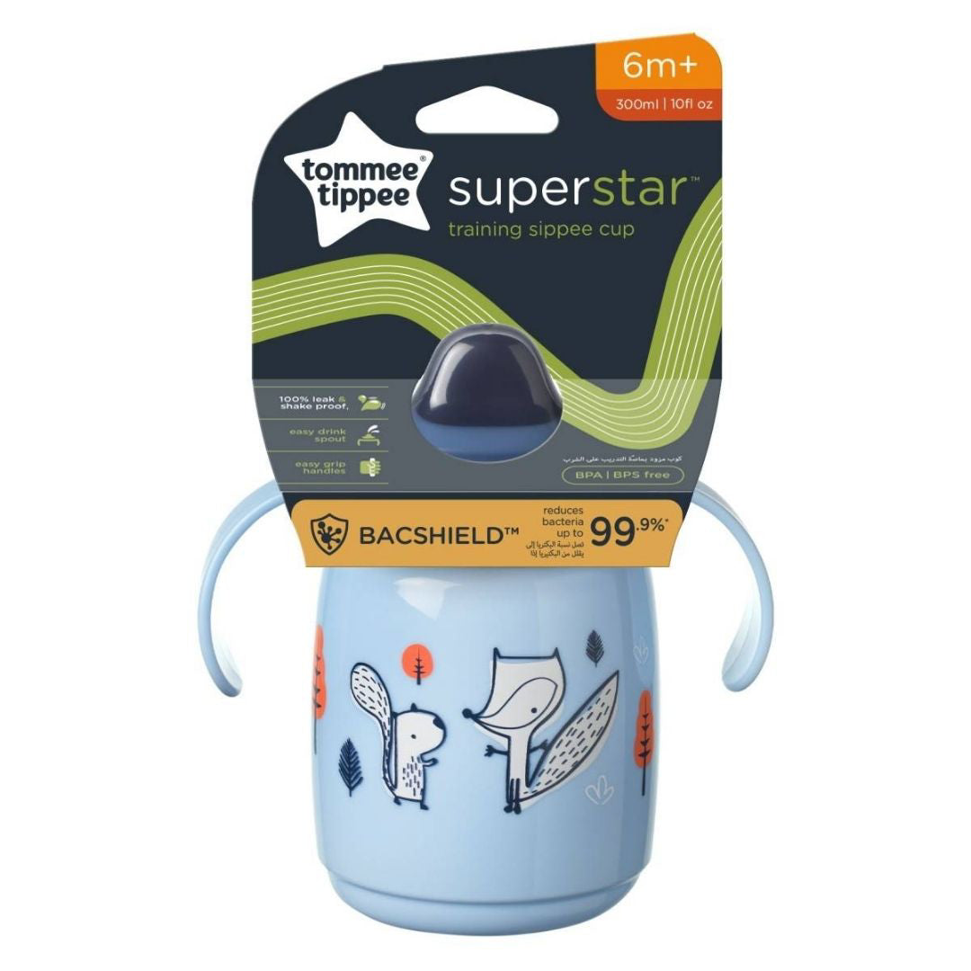 TT0391 TT 1X SIPPEE CUP 300ML AL/IL BLUE  (kupe me biberon) 2