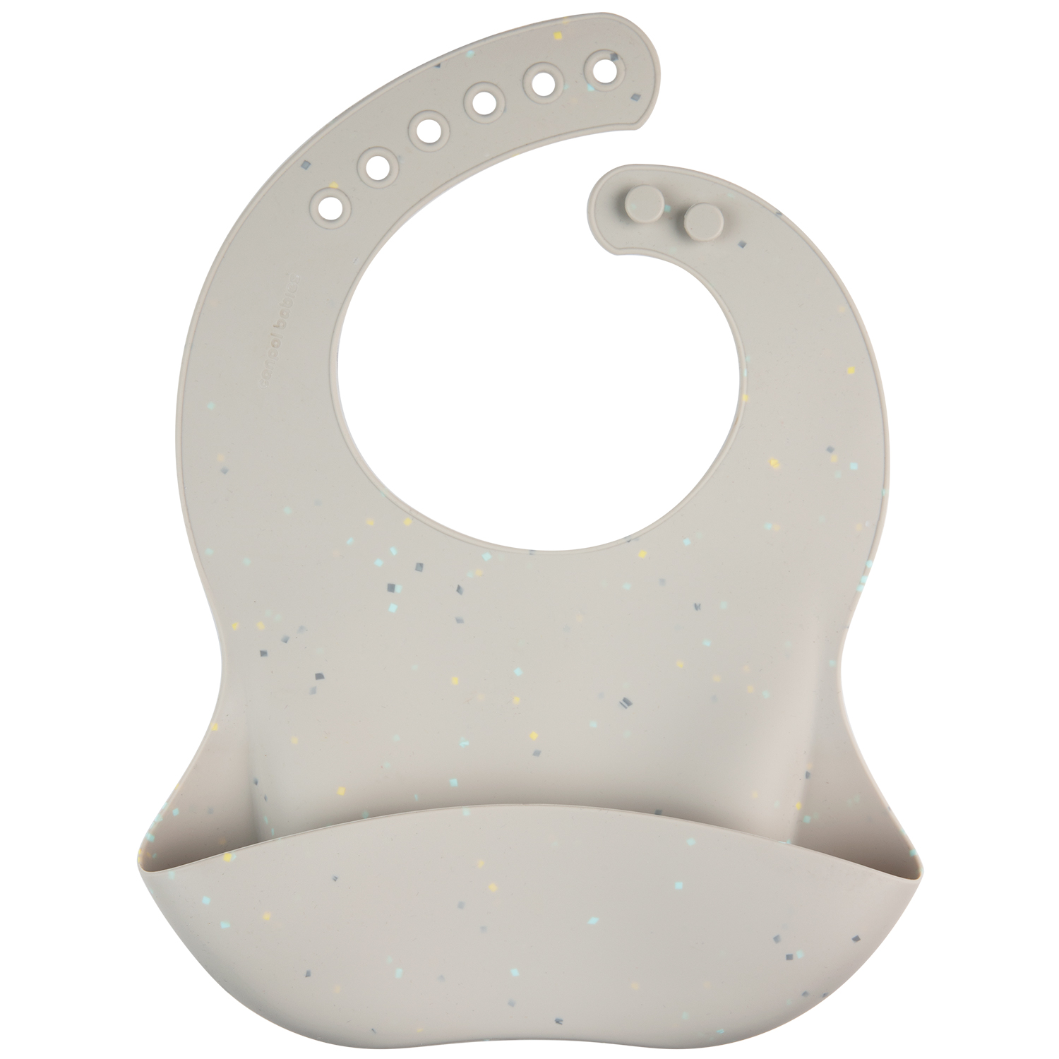 51/029_yel Canpol babies Silicone Bib with a Pocket DOTS 2
