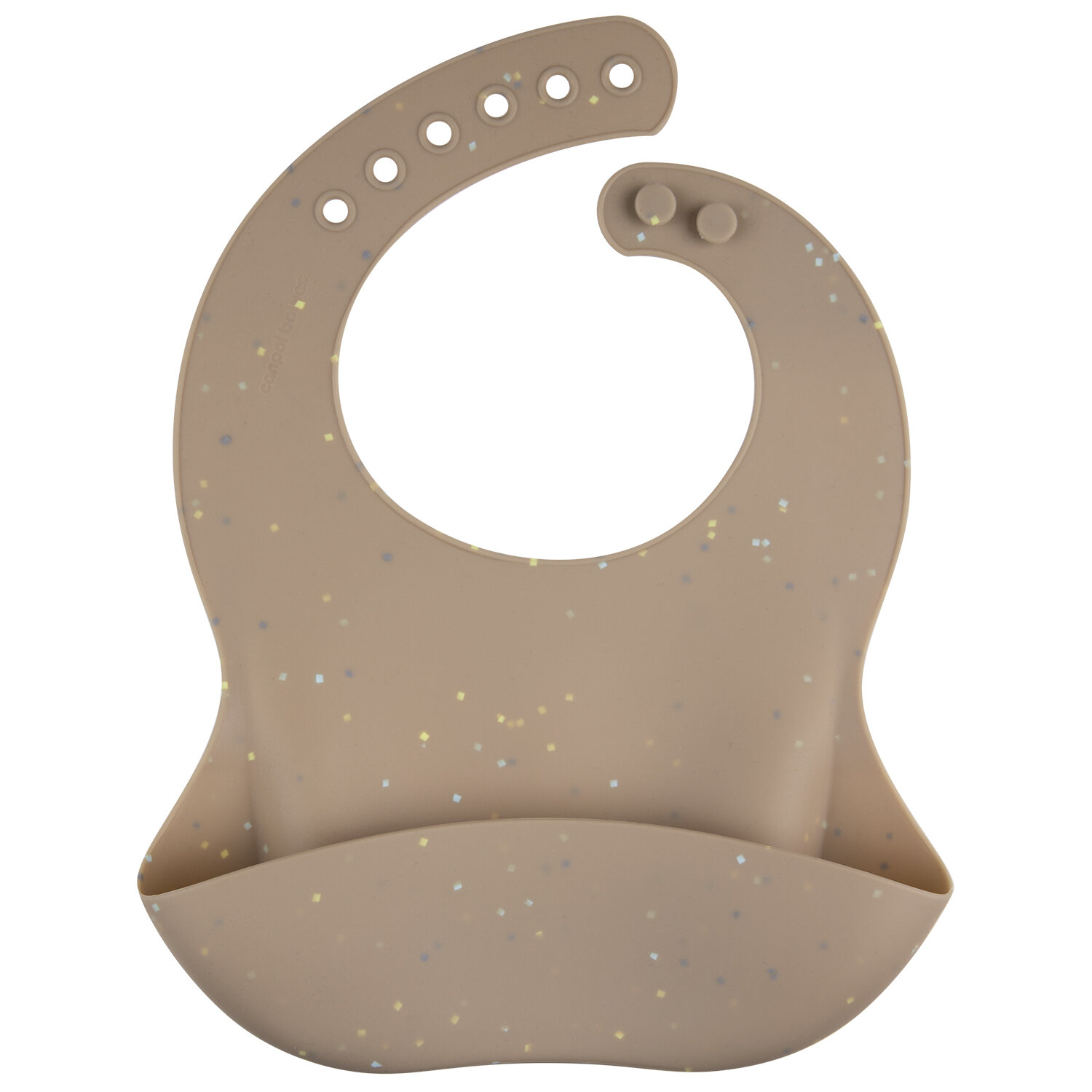 51/029_bei Canpol babies Silicone Bib with a Pocket DOTS 2