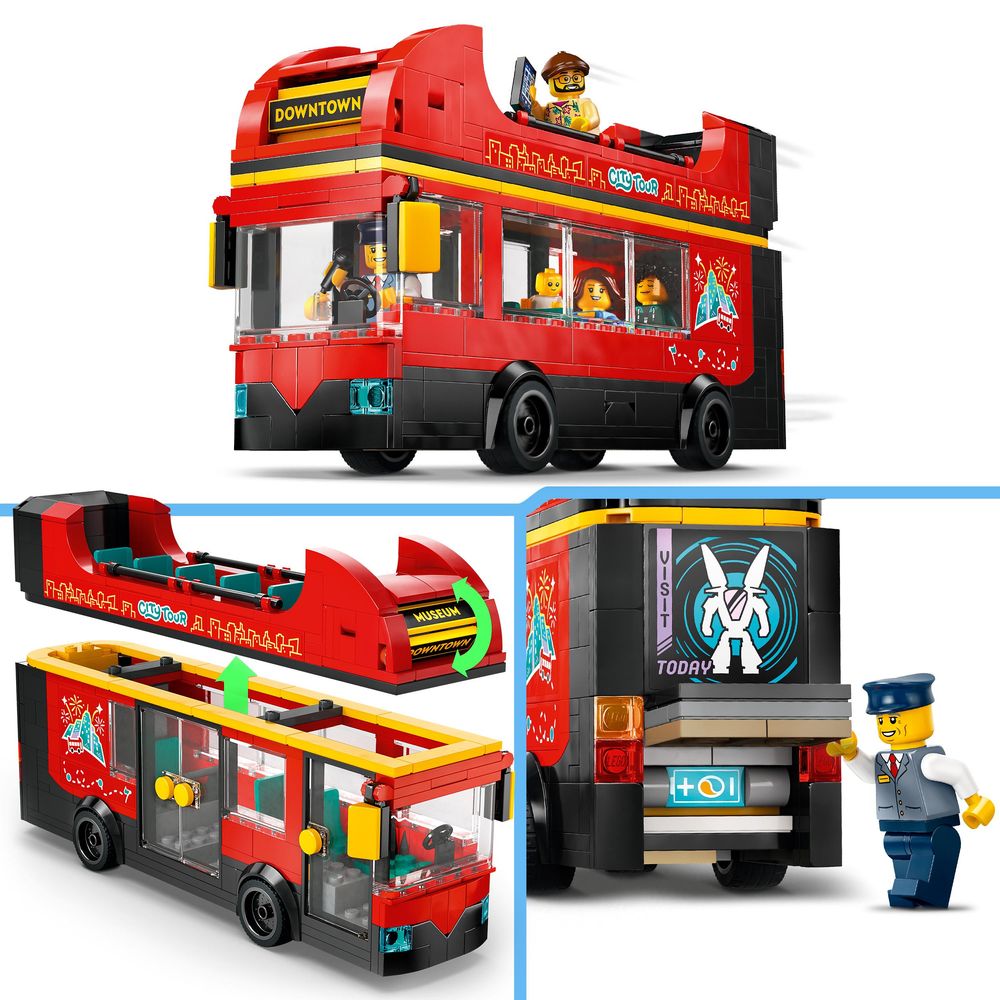 60407 Red Double-Decker Sightseein.. V29 3