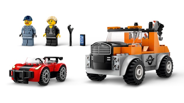 60435 Tow Truck and Sports Car Rep.. V29 2
