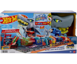 HTN82 HW CITY SHARK CAR WASH  K4 1