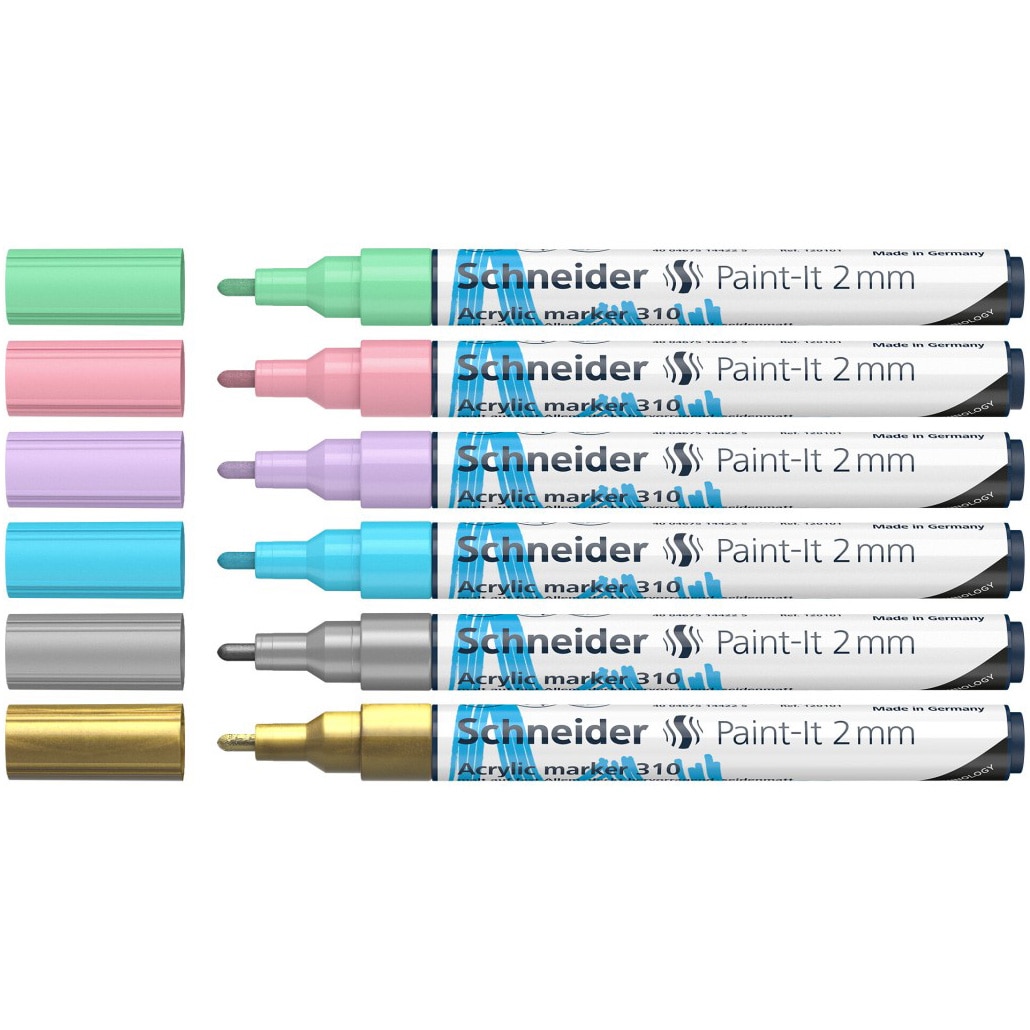 No Limits  MARKER AKRILIK 'PAINT-IT ' 310 2mm PASTEL BLUE SCHNEIDER 1