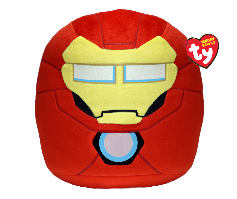 TY 39253 Squishy Beanies Marvel IRON MAN, 22 cm (1) 1