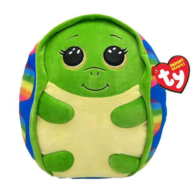 TY 39263 Squishy Beanies SHRUGS, 22 cm - rainbow turtle (1) 1