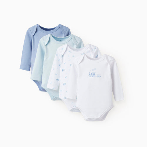 31054084041006 P5 BODIES AMERICAN INTERLOC, WHITE, 6/9M BABY BOY 1