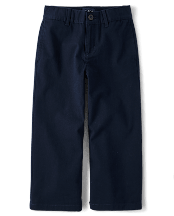 31065335006033 PANTS CHINO TWILL, DARK BLUE, 9/10 KID BOY 1