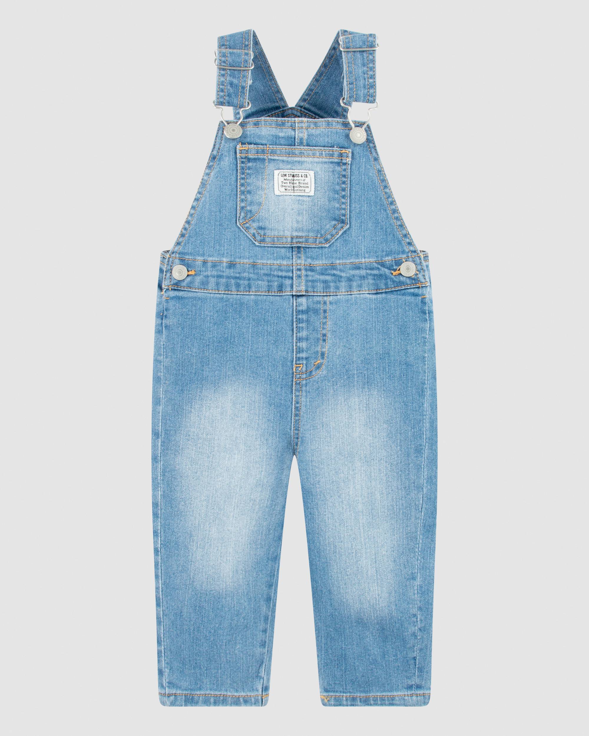 31065648003009 OVERALL DENIM, BLUE, 12/18M BABY BOY 1