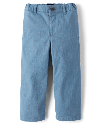 31065751003012 CHINO PANTS TWILL, BLUE, 24/36M BABY BOY 1