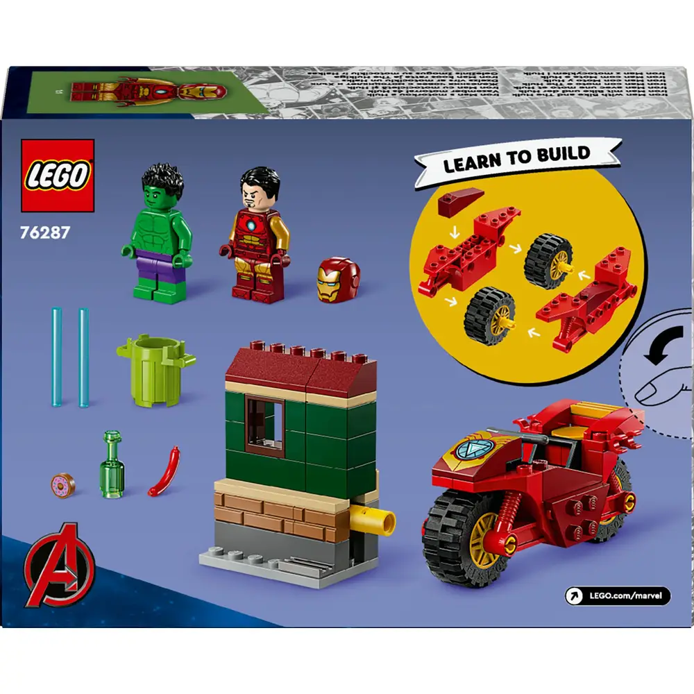 76287 Iron Man with Bike and The H.. V29 2
