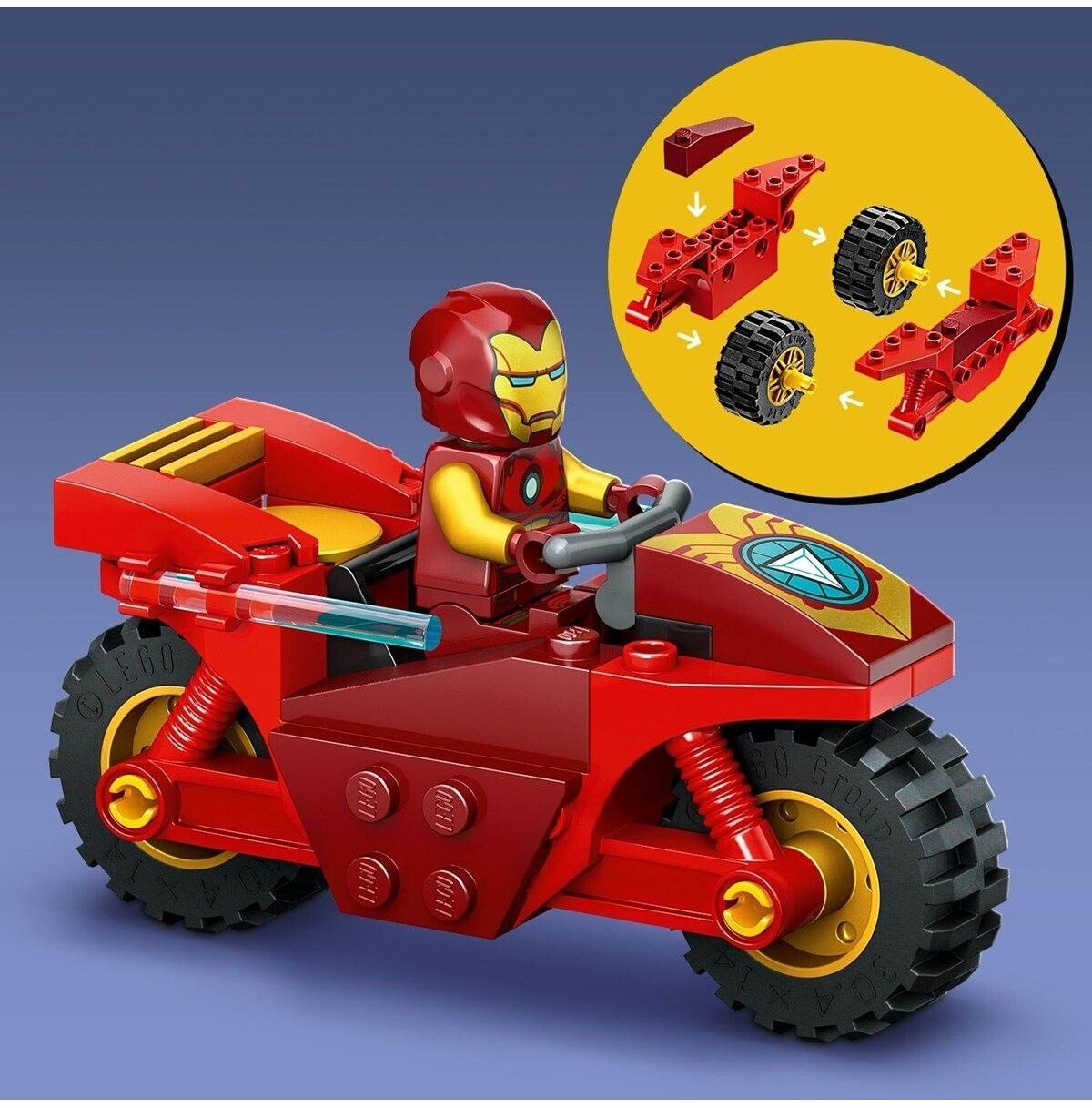 76287 Iron Man with Bike and The H.. V29 4