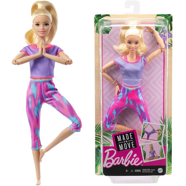 FTG80 BARBIE MADE TO MOVE DOLL ASST  J8 1