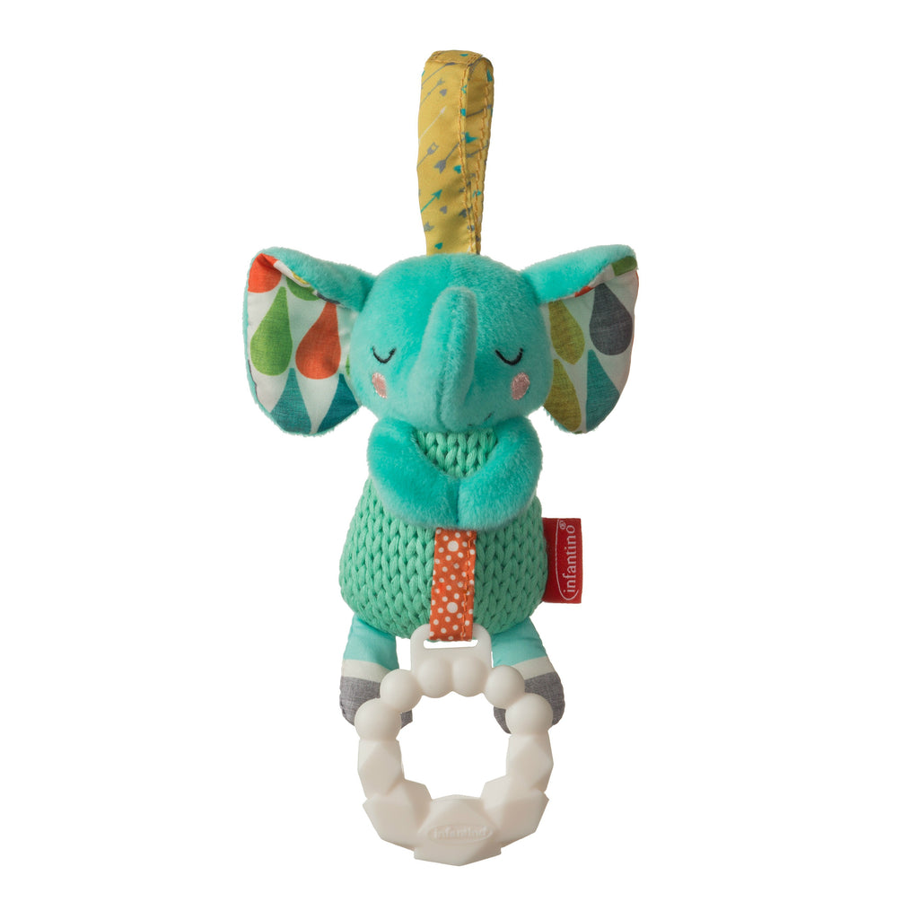 216318 Infantino Light & Chime Sensory Rattle Elephant 2