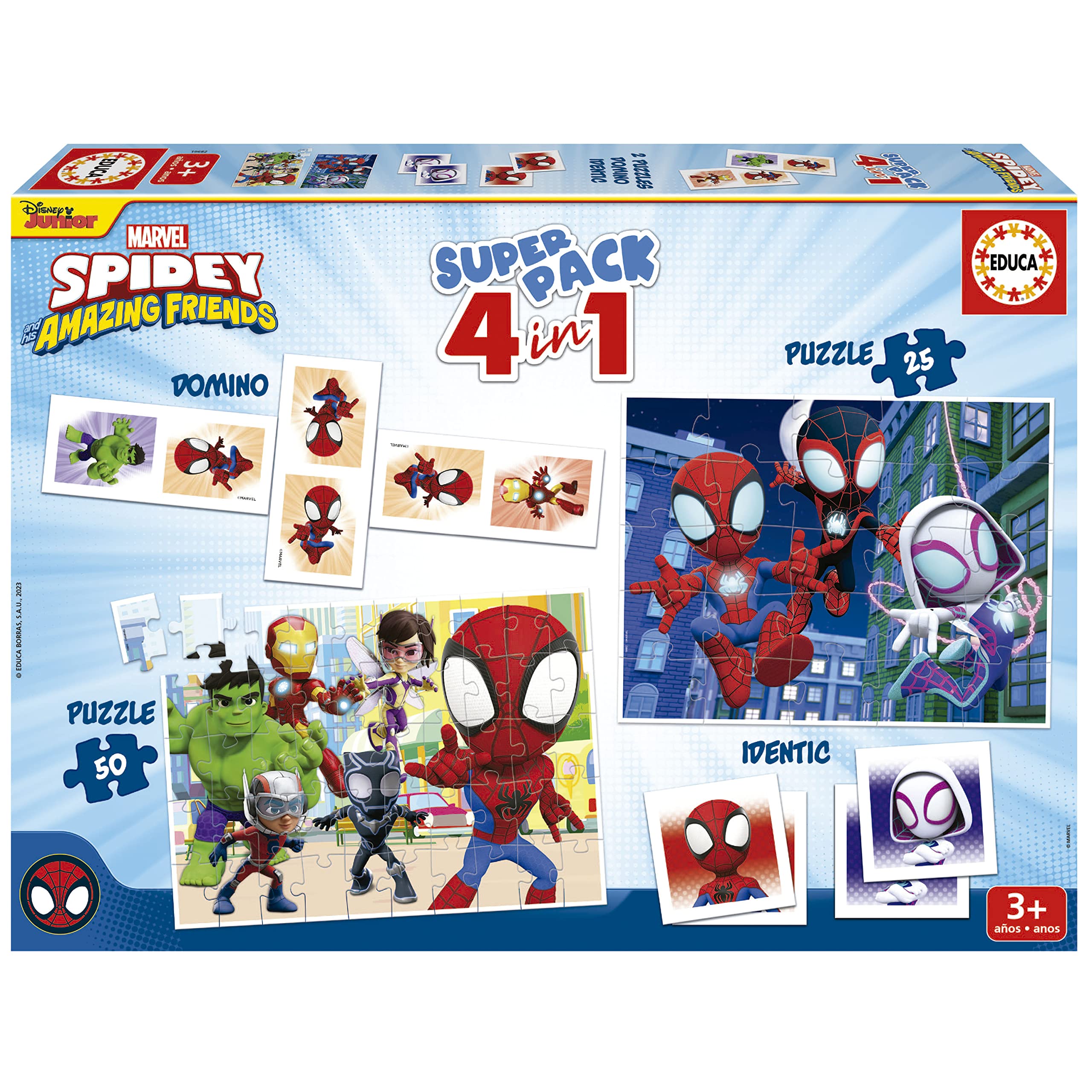 02634 Game- Memo mini box / Spidey and his Amazing Friends Marvel 3