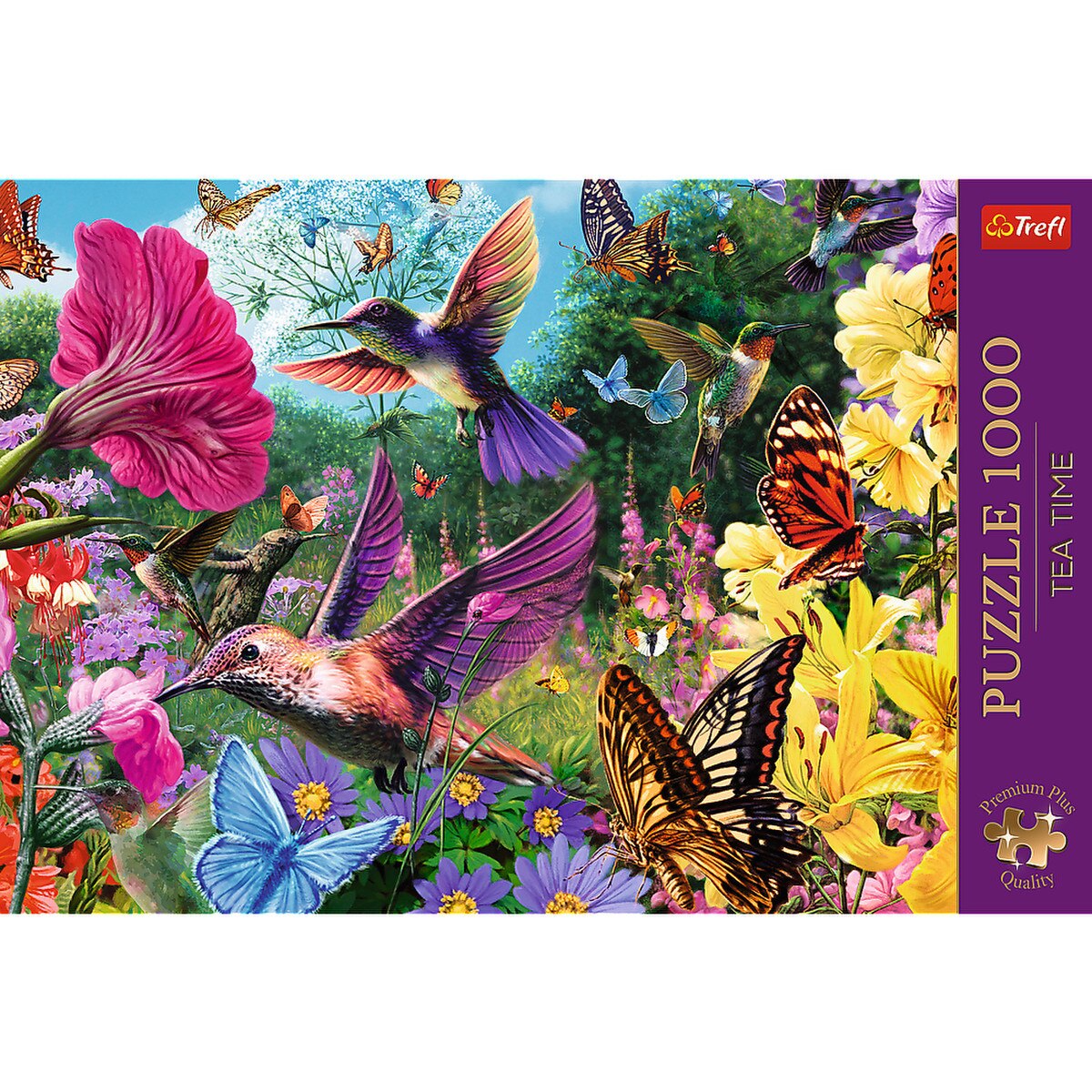 10806 Puzzles - "1000 Premium Plus" - Tea Time: Hummingbird Garden_FSC Mix 70% 1